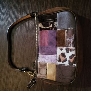 Coach Legacy Holiday Patchwork Micro Bag